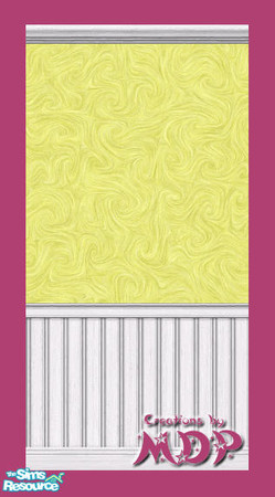 Sims 2 — MDP Lemon Swirl Panels in White by MelandStv — There are 20 colourful walls in this set. They are part of my