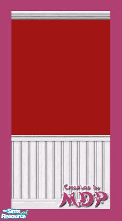 Sims 2 — MDP Crimson Panels in White by MelandStv — There are 20 colourful walls in this set. They are part of my Colour