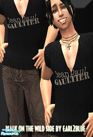 Sims 2 — Walk on the Wild Set by E2b recolor1 by earl2blue — For adventurous male sims who love to show their well toned