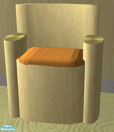 Sims 2 — Talonia Bedroom Chair MESH by Cloisonne — 