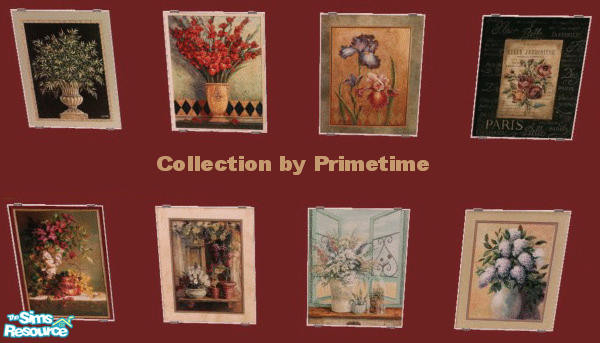 Sims 2 — PT Grilled Cheese Floral Collection by Primetime024 — This collection features 8 very beautiful floral prints.