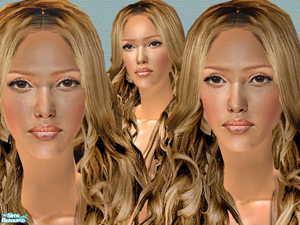 Sims 2 — Jessica Alba by ChazDesigns — From Fantastic Four to Sin City, Jessica Alba has been known as the tanned, sexy