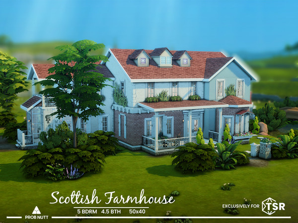 The Sims Resource - Scottish Farmhouse