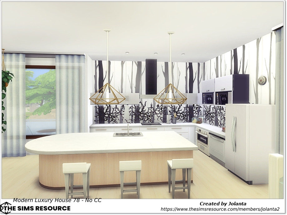 The Sims Resource | Modern Luxury House 78 - No CC