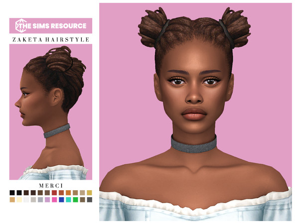 The Sims Resource - Zaketa Hairstyle