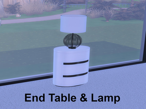 Sims 4 — Moods Bedroom End Table by BlackCat27 — A sleek end table for your Moods Bedroom.