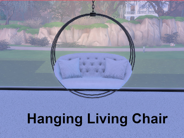 Sims 4 — Moods Bedroom Living Chair (med wall) by BlackCat27 — A hanging Living Chair to relax in before bed.
