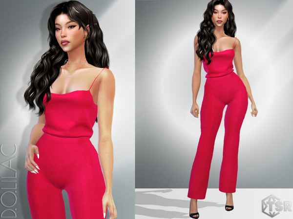 Sims 4 — Satin Top [SET] DO025 by DOLilac — Custom thumbnail