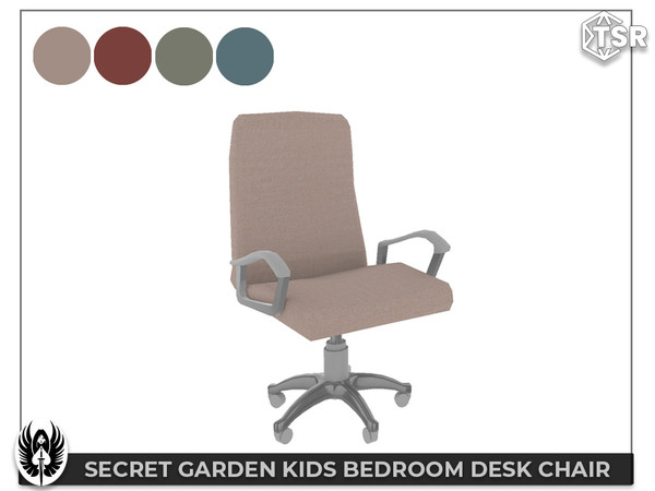 Sims 4 — Nemesis_im - Secret Garden Kids Bedroom Desk Chair by nemesis_im — Secret Garden Kids Bedroom Set