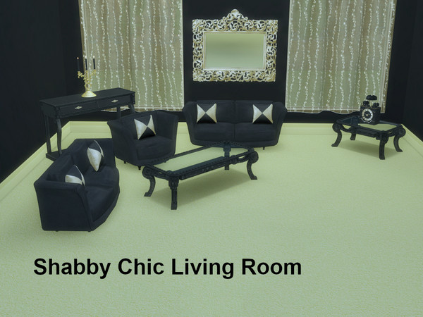 The Sims Resource | Shabby Chic End Table Recoloured by BlackCat27 @ TSR
