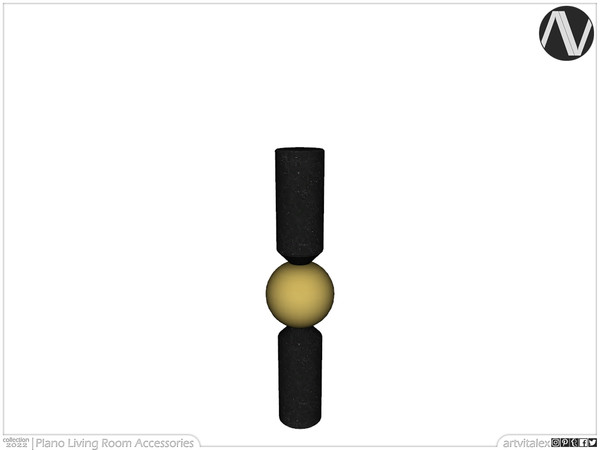 Sims 3 — Plano Decor Sphere And Cylinders by ArtVitalex — Decoration Collection | All rights reserved | Belong to 2023