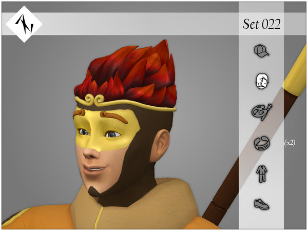 Sims 4 — Set022 - Hair - EA by AleNikSimmer — THIS IS THE FULL SET. -TOU-