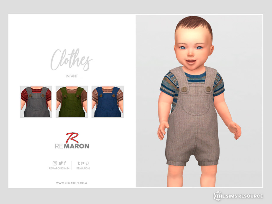 The Sims Resource - Jumpsuit for Infant