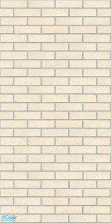 Sims 2 — Arctic White Brick by kittyispretty69 — By request, full brick wall to match the walls from my Brick and Siding