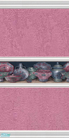 Sims 2 — Kitchenware mauve by devilishdawn — wall