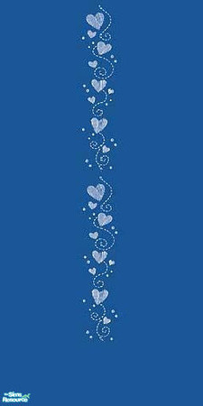 Sims 2 — NightBlueWallSet - wall1 by The_Unicorn — -