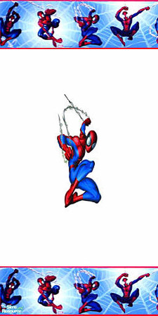 Sims 2 — Spiderman white by devilishdawn — wall