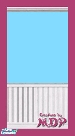 Sims 2 — MDP Azure Panels in White by MelandStv — There are 20 colourful walls in this set. They are part of my Colour