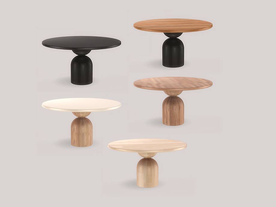 ung999's Dining Mila Dining Table Round