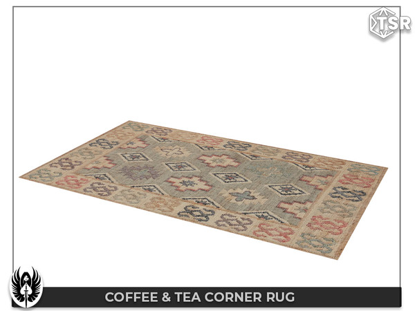 Sims 4 — Coffee & Tea Corner Rug by nemesis_im — Sets of furniture from Coffee & Tea Corner Set This set includes
