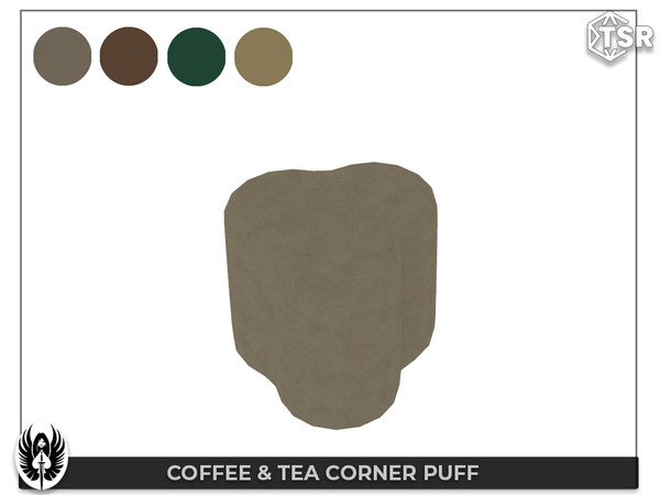 Sims 4 — Coffee & Tea Corner Puff by nemesis_im — Sets of furniture from Coffee & Tea Corner Set This set