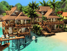 Sims 4 — Beach House by plumbobkingdom — A beachfront house by the sea, where the sun kisses the golden sand every