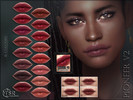 Sims 4 — Pioneer Lipstick V2 by RemusSirion — Elegant lipstick, Pioneer V2. This version is slightly overdrawn and comes