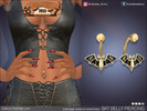 Sims 4 — EA Skintones - Bat Belly Piercing by feyona — EA Skintones - Bat Belly Piercing comes with 4 swatches. Look for