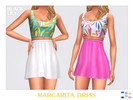 Sims 4 — Margarita Dress by Black_Lily — YA, A, Teen