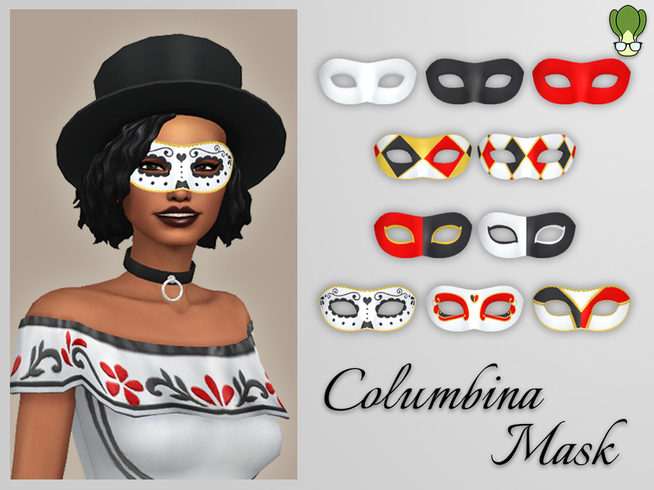 The Sims Resource - Venetian Mask - Columbina