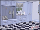 Sims 4 — Bluem by ArwenKaboom — New hallway sets by the name of Bluem with 19 new items. Find all objects by searching