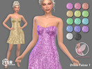 Sims 4 — Dress Taissa 1 by Jaru_Sims — New Mesh