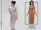 Sims 4 — Lisa Dress by BeatBBQ — - 8 Colors