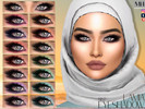 Sims 4 — Lamia Eyeshadow N62 by MagicHand — Strong eye makeup in 16 colors - HQ Compatible.