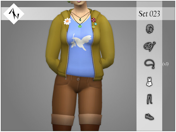 Sims 4 — Set023 - Full Body- Sets by AleNikSimmer — THIS IS THE FULL SET. -TOU-