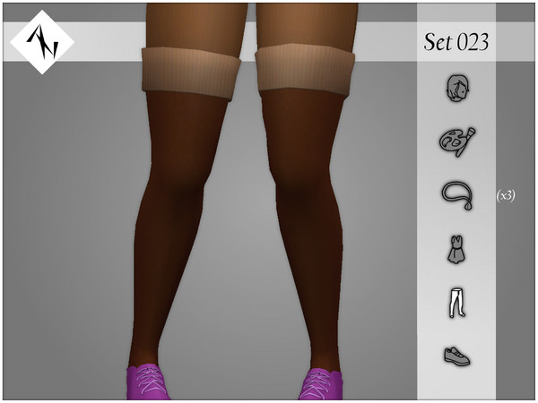 Sims 4 — Set023 - Tights by AleNikSimmer — THIS IS THE FULL SET. -TOU-