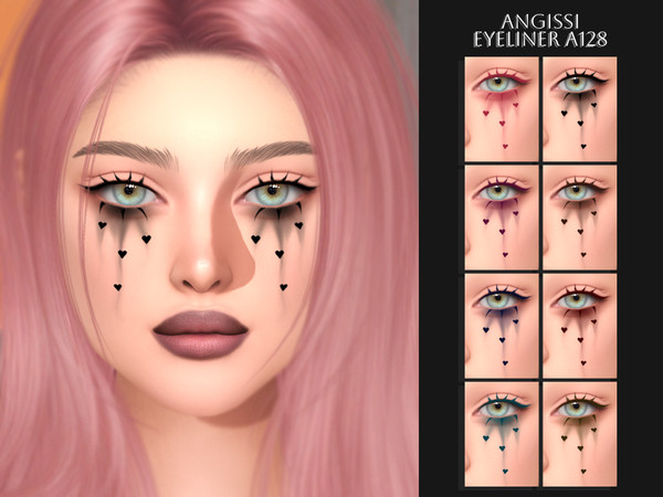 The Sims Resource - Eyeliner A128