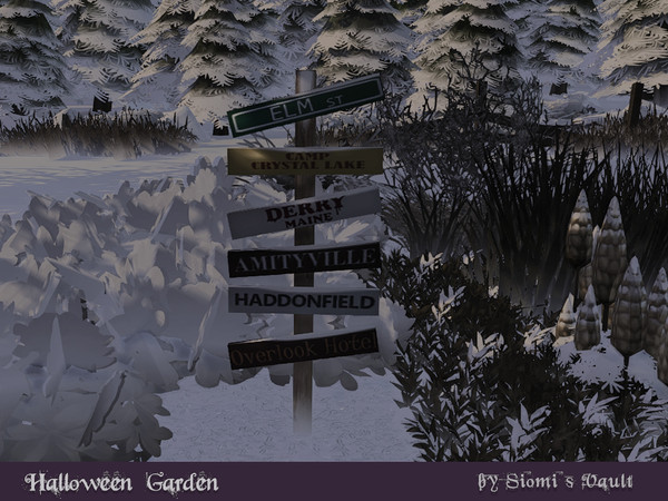 Sims 4 — Halloween Garden - Ghost by siomisvault — My favourite Month hfndsjkjnc I can make more and more spooky goth