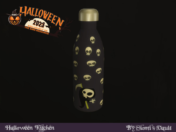 Sims 4 — Halloween Kitchen - Thermo by siomisvault — The second part of the Goth kitchen! I hope you like it. Thank you
