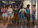 Sims 4 — The Country Club Tank by QTBrniis — Go line dancing at the Rusty Horseshoe in these Country Club tank tops. Sure