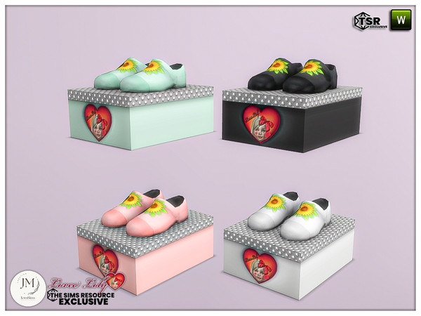 Sims 4 — lovee loly bedroom deco shoes by jomsims — Introducing the latest addition to our Lovee Loly collection - the