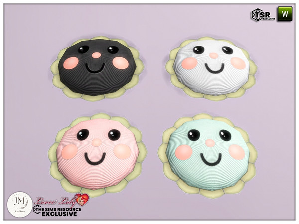 Sims 4 — lovee loly bedroom flower pillow by jomsims — Introducing the latest addition to our Lovee Loly collection - the