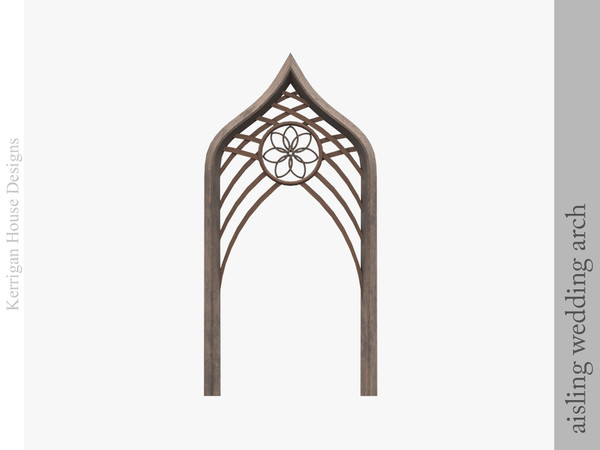 Sims 4 — Aisling Woodland Wedding Arch by kerriganhouse — A Celtic themed wedding set.