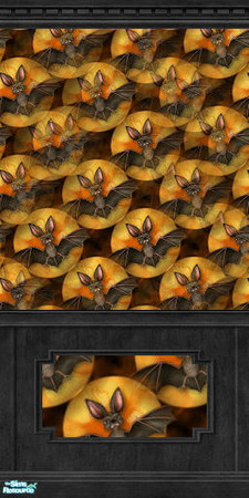 Sims 2 — HaloweenTerror - Wall by HeavenlyAngel — Wall for the Halloween set.