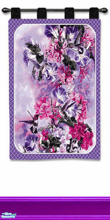 Sims 2 — wall tapestry set - Individual Item by skinflin — whispering wings