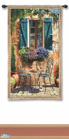 Sims 2 — wall tapestry set - Individual Item by skinflin — ambiance