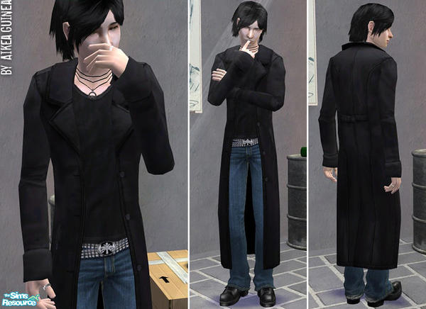 The Sims Resource - Barefoot Cuffed Jeans for Adult Males