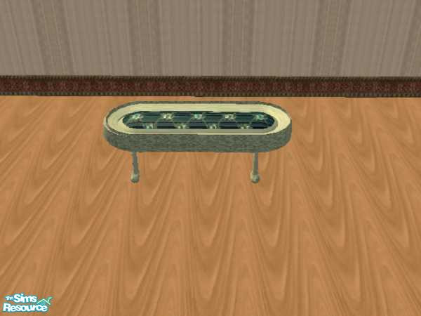 Sims 2 — Comfy Bedroom - Striped Floral -  by ead425 — coffee table