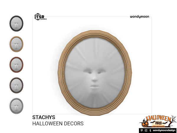 Sims 4 — Stachys Wall Art by wondymoon — Spooky Halloween indoor decorations! Have fun!