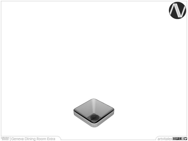 Sims 3 — Geneva Soup Plate by ArtVitalex — Dining Room Collection - Belong to 2023 All Rights Reserved. ArtVitalex@TSR -